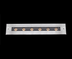 Đèn led thanh âm đất hắt tường 2 góc chiếu, đèn chùm tuyến tính âm đất hắt tường, recessed linear beam inground wall washer lamp