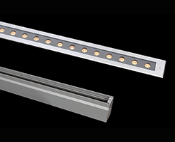 Đèn LED thanh âm đất đổi màu RGB, đèn LED thanh đổi màu RGB âm đất, recessed RGB LED strip inground light