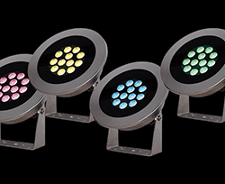 Đèn rọi dưới nước đổi màu RGB, đèn chiếu dưới nước đổi màu cao cấp, đèn rọi âm nước đổi màu RGB, high-grade RGB LED underwater spot light